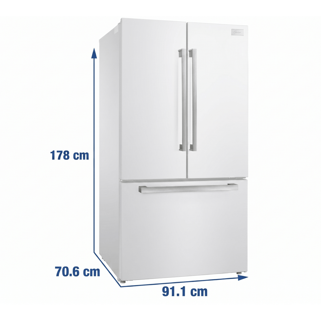 Refrigeradora French Door Oster M/OS-FDNFS2001VI 20 cu.ft. No Frost Inverter