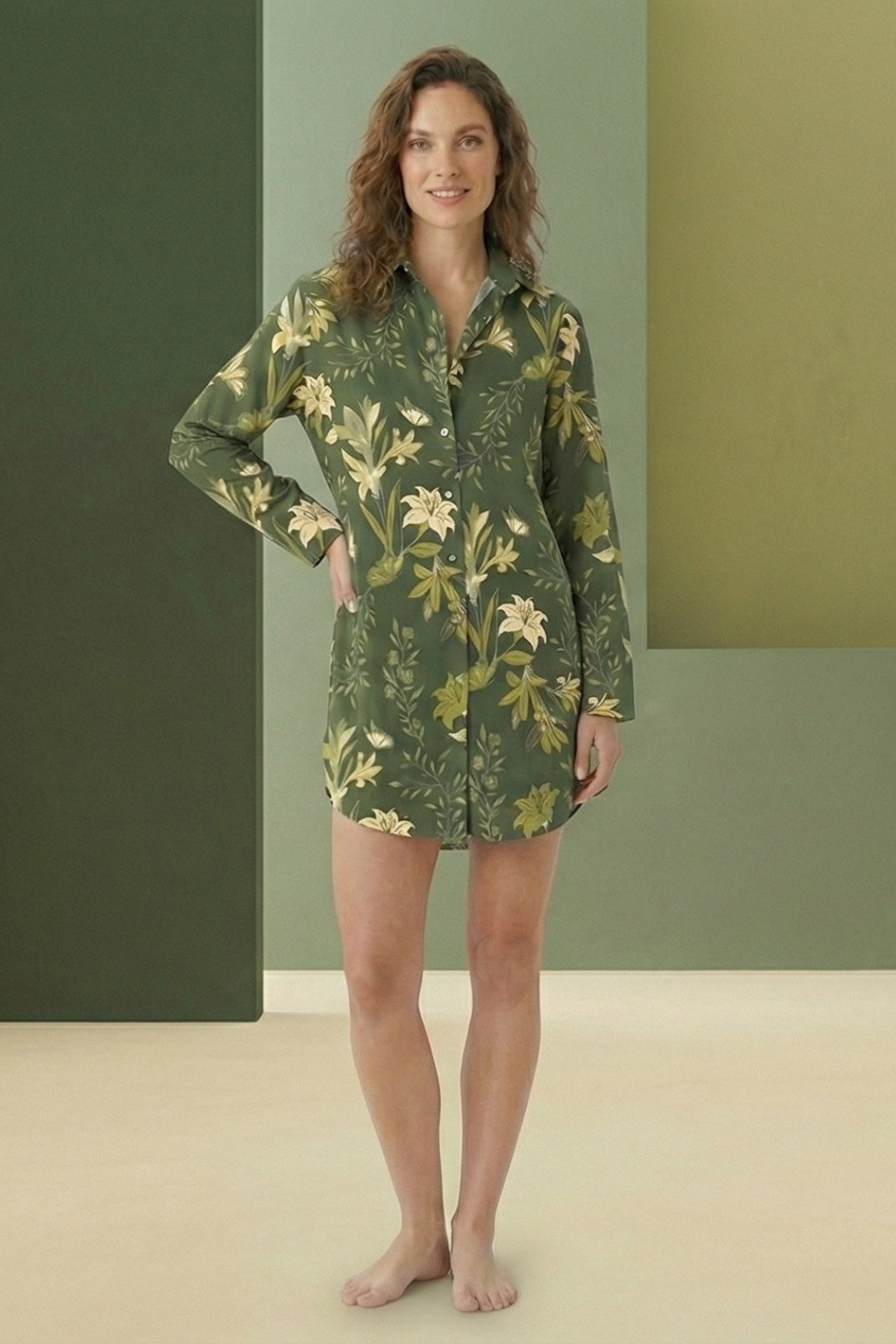 Vestido Suaza Achira Verde - ropa mujer Colombia OchoCinco