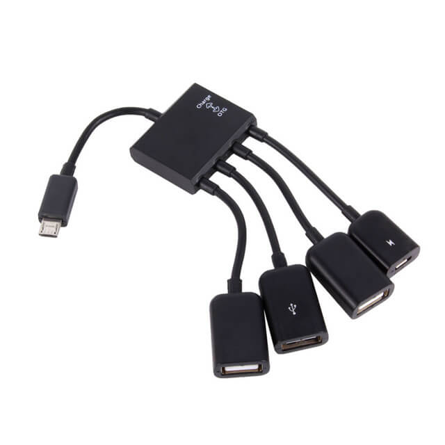 Cable OTG 4 puertos