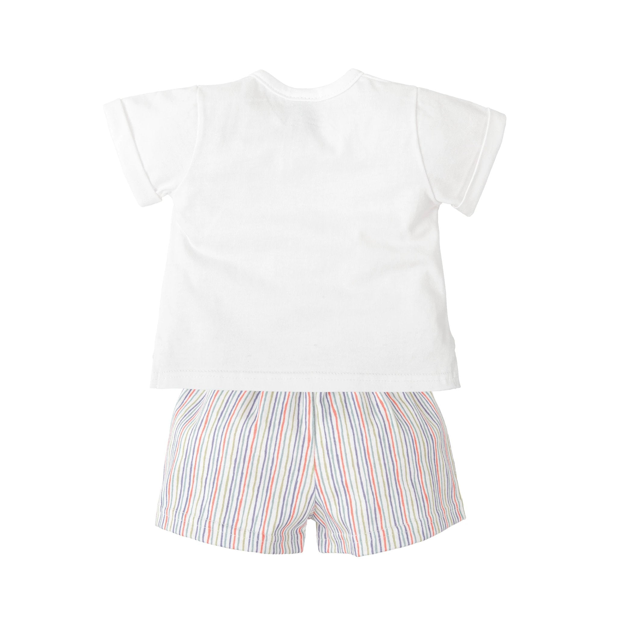 Conjunto Babidu Mangas Cortas Rayas Para Niños by Babidu