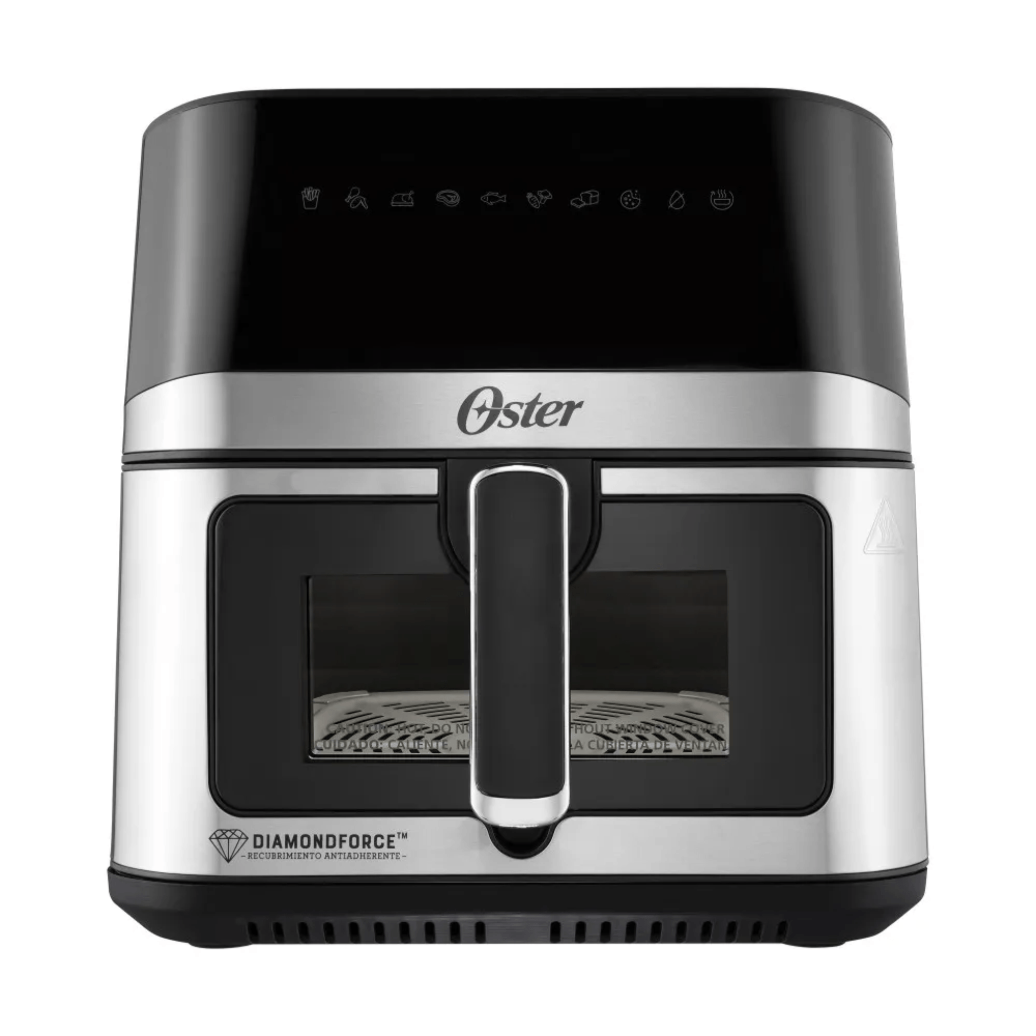 Freidora de Aire Digital Oster M/CKSTAF75WDSSDF 7.5 Litros con Ventana Acero