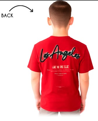 Camiseta Gsl Mangas Cortas Estampada Los Angeles Para Niños by Gsl
