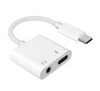Adaptador USB-C Con Carga Rápida y Audio 3.5mm