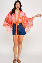 Kimono Milk & Honey Mangas Largas Estampado Para Damas by Milk & Honny