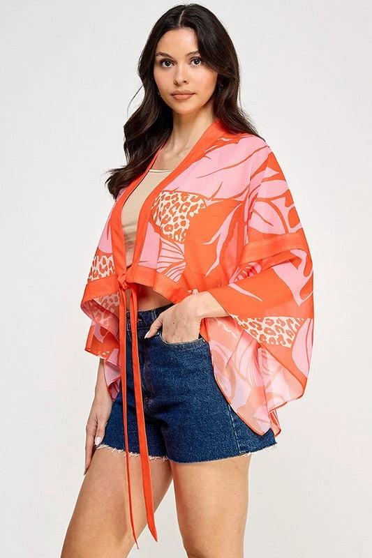 Kimono Milk & Honey Mangas Largas Estampado Para Damas by Milk & Honny