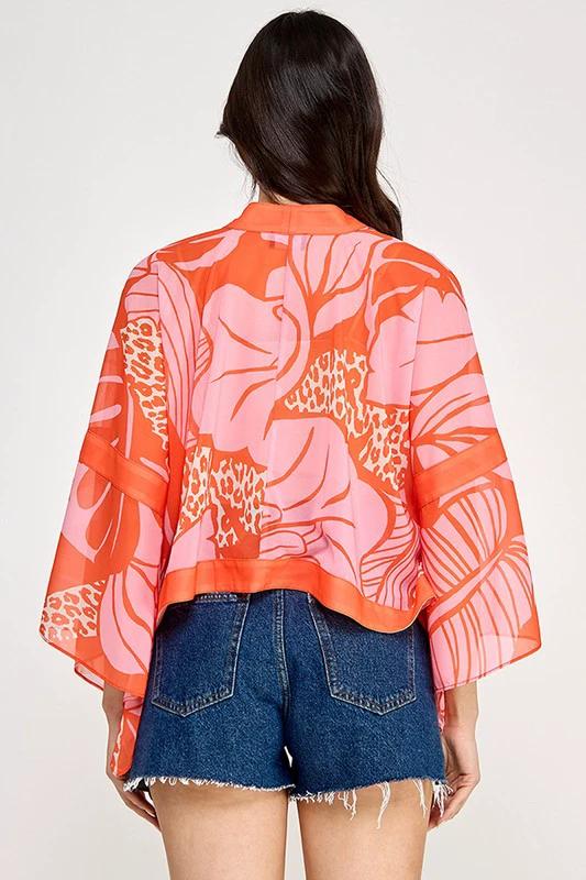 Kimono Milk & Honey Mangas Largas Estampado Para Damas by Milk & Honny