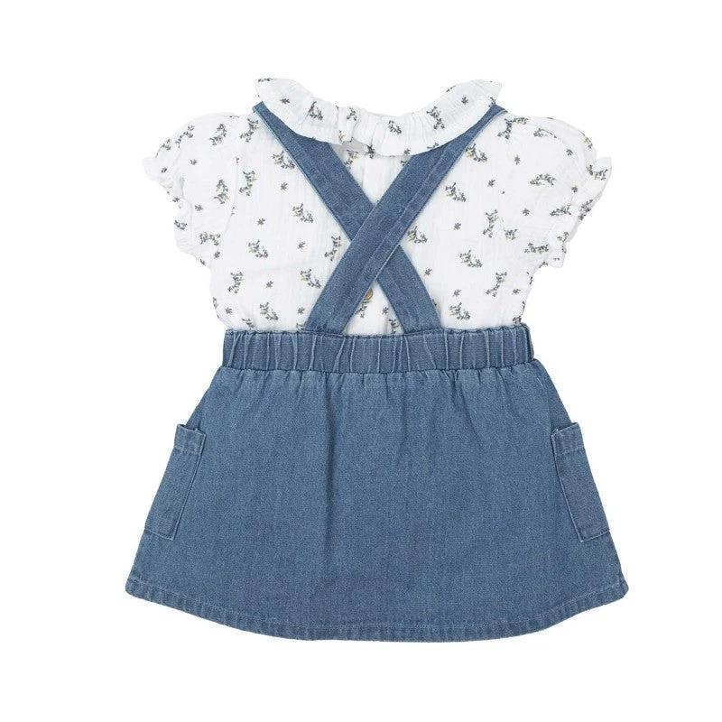 Conjunto Babidu Mangas Cortas Estampado P/ Niñas 42477 by Babidu