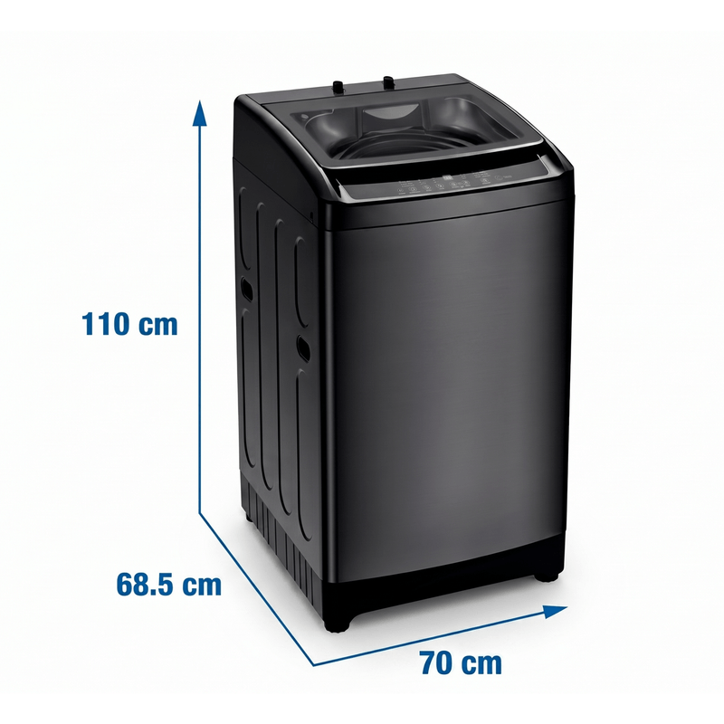 Lavadora Automática Oster M/OS-WSMDW20S 20KG Carga Superior Gris