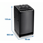 Lavadora Automática Oster M/OS-WSMDW20S 20KG Carga Superior Gris