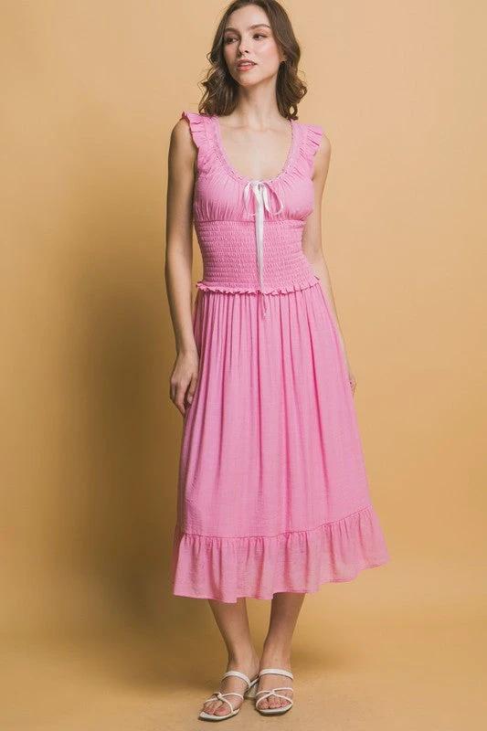 Vestido Love Tree Liso Largo Para Damas by Love Tree