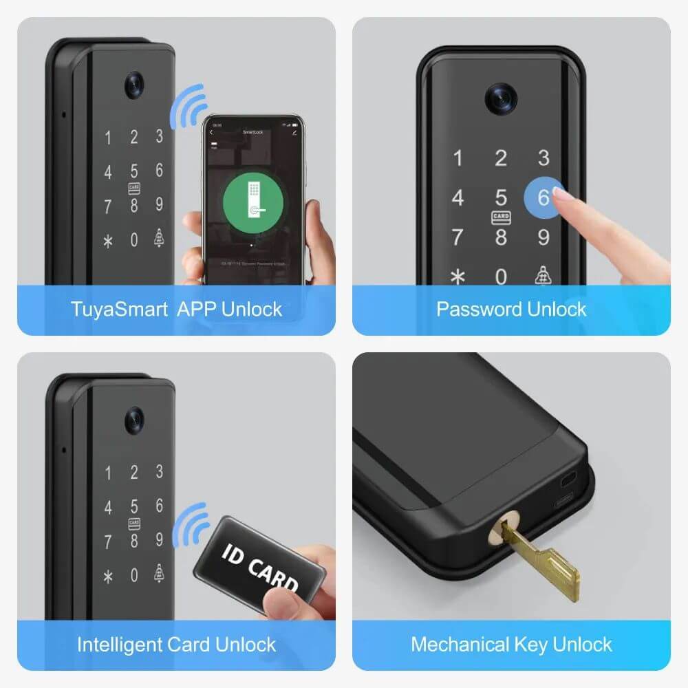 Cerradura Inteligente WIFI Cámara PST-H13-P