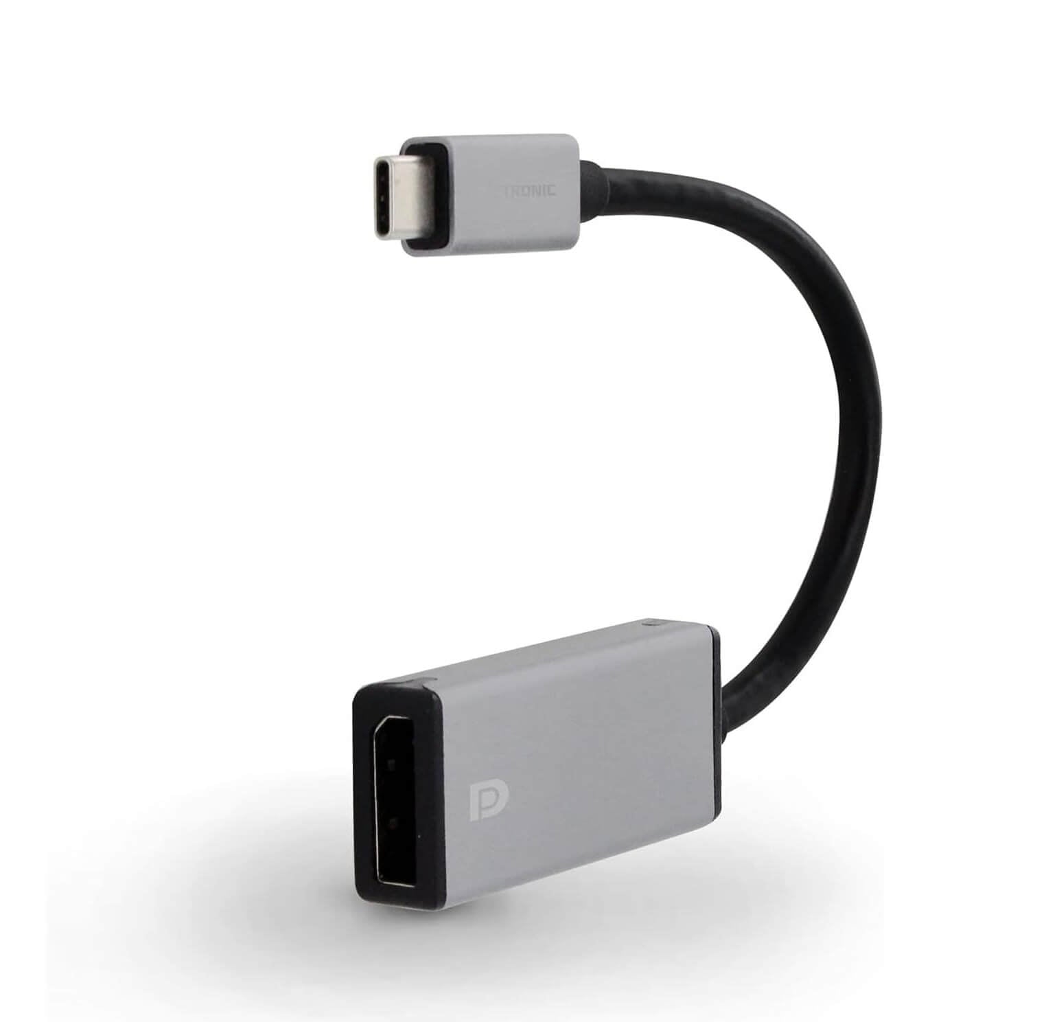 Adaptador USB C macho a DisplayPort hembra, 4K UHD