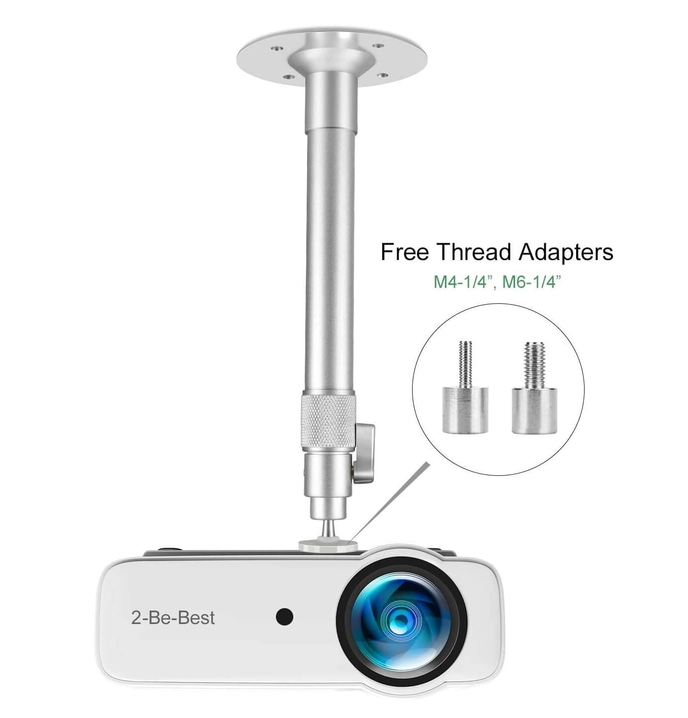 Soporte De Techo Para Proyector Ajustable 14.6-24.4