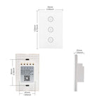 Interruptor inteligente Dimmer WiFi Compatible Con Alexa Y Google Home