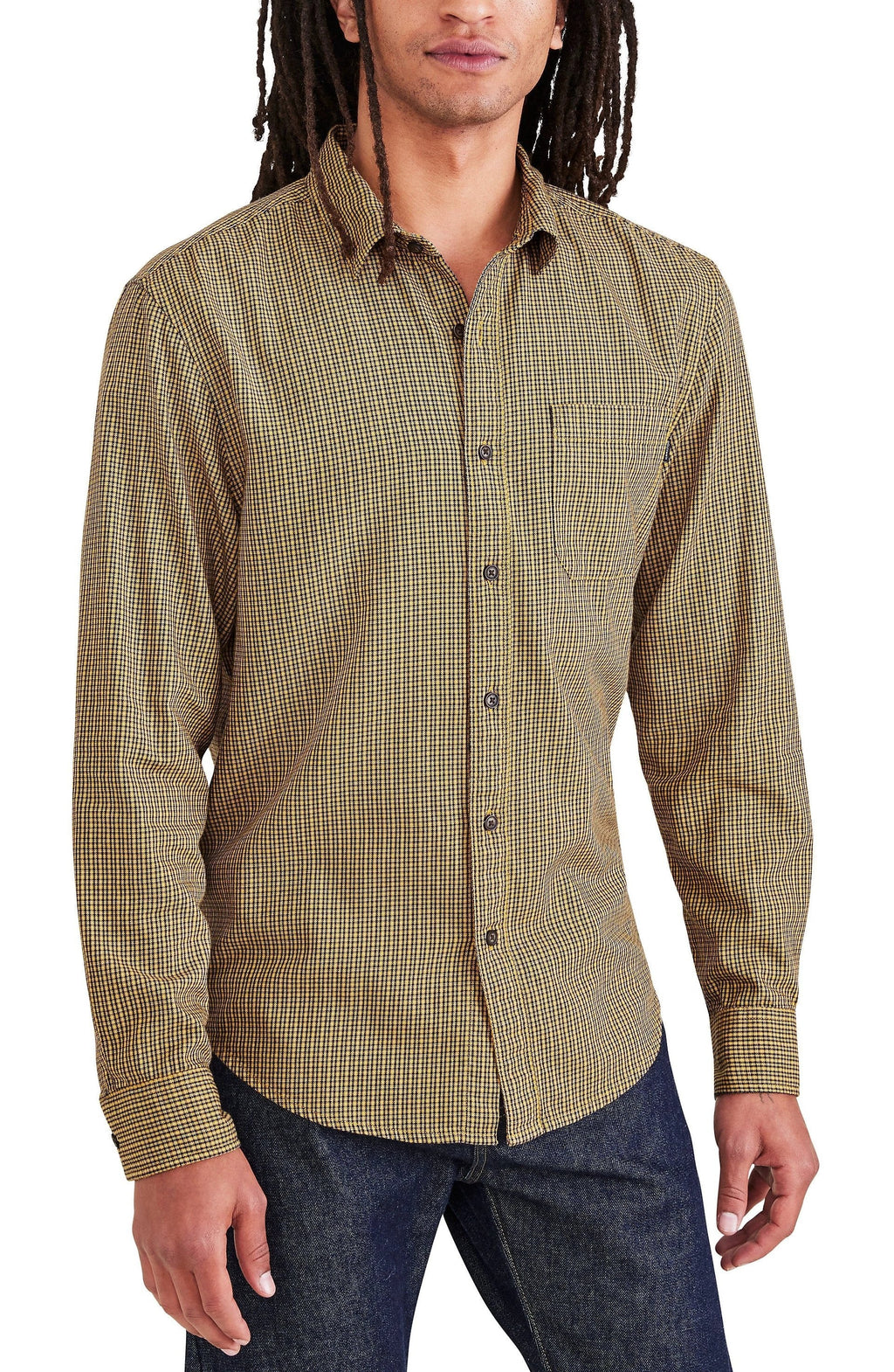 Camisa Dockers Mangas Largas Cuadros para Caballeros 52669-0396