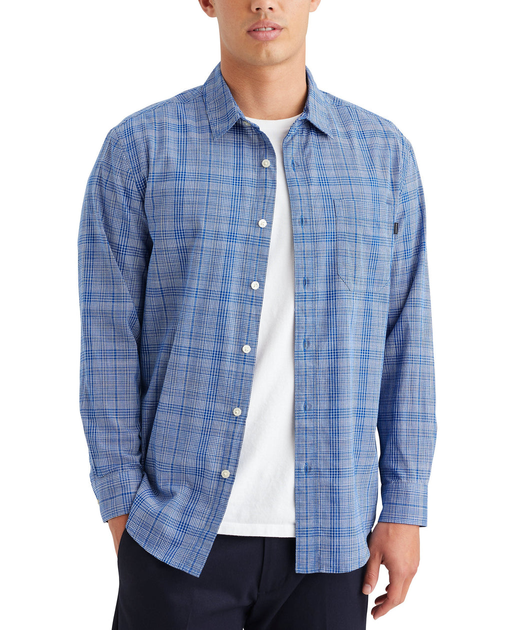 Camisa Dockers Mangas Largas Cuadros P/ Caballeros by Dockers