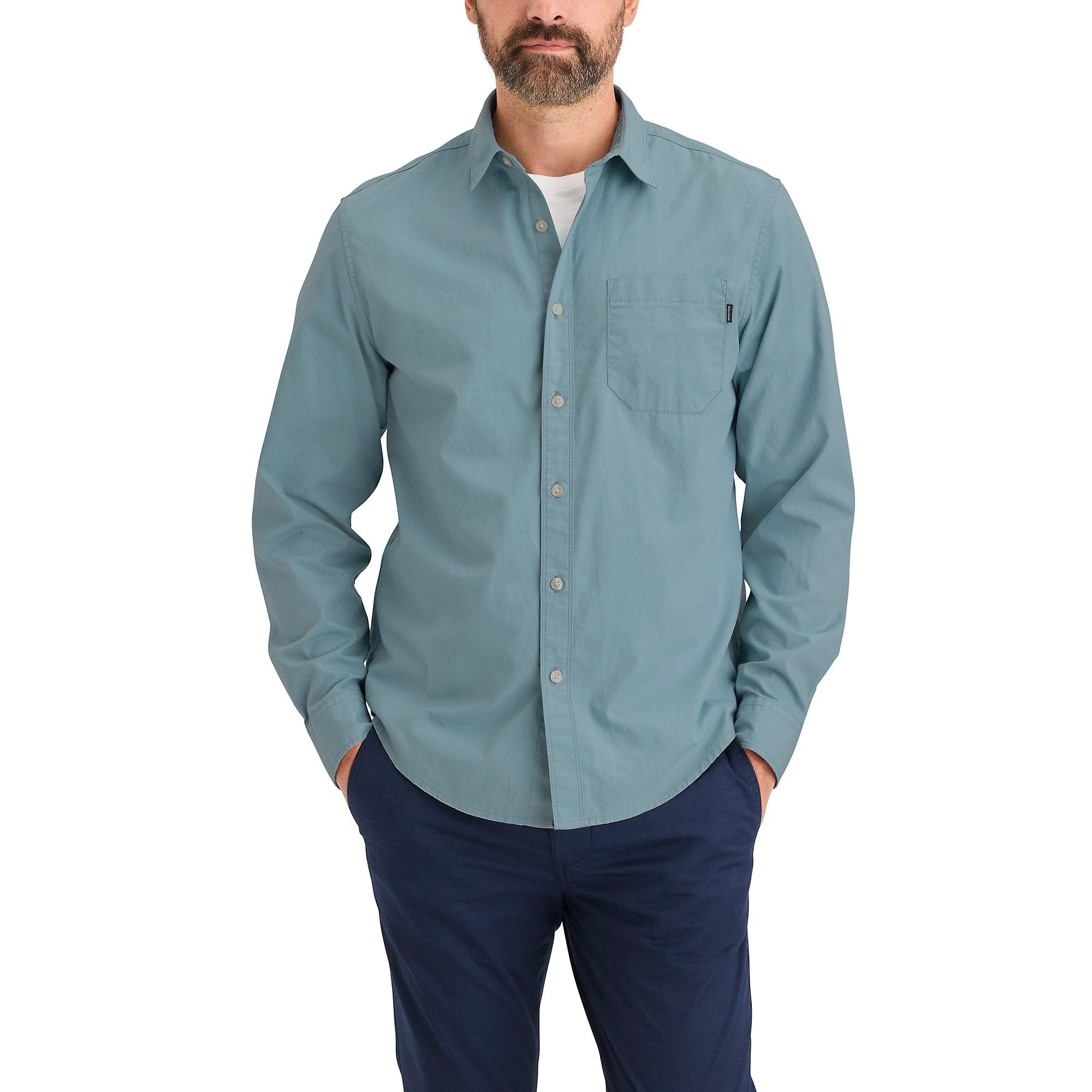 Camisa Dockers Mangas Largas Lisa Para Caballeros by Dockers