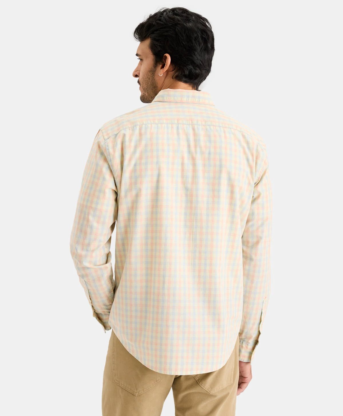 Camisa Dockers Mangas Largas Cuadros Para Caballeros by Dockers