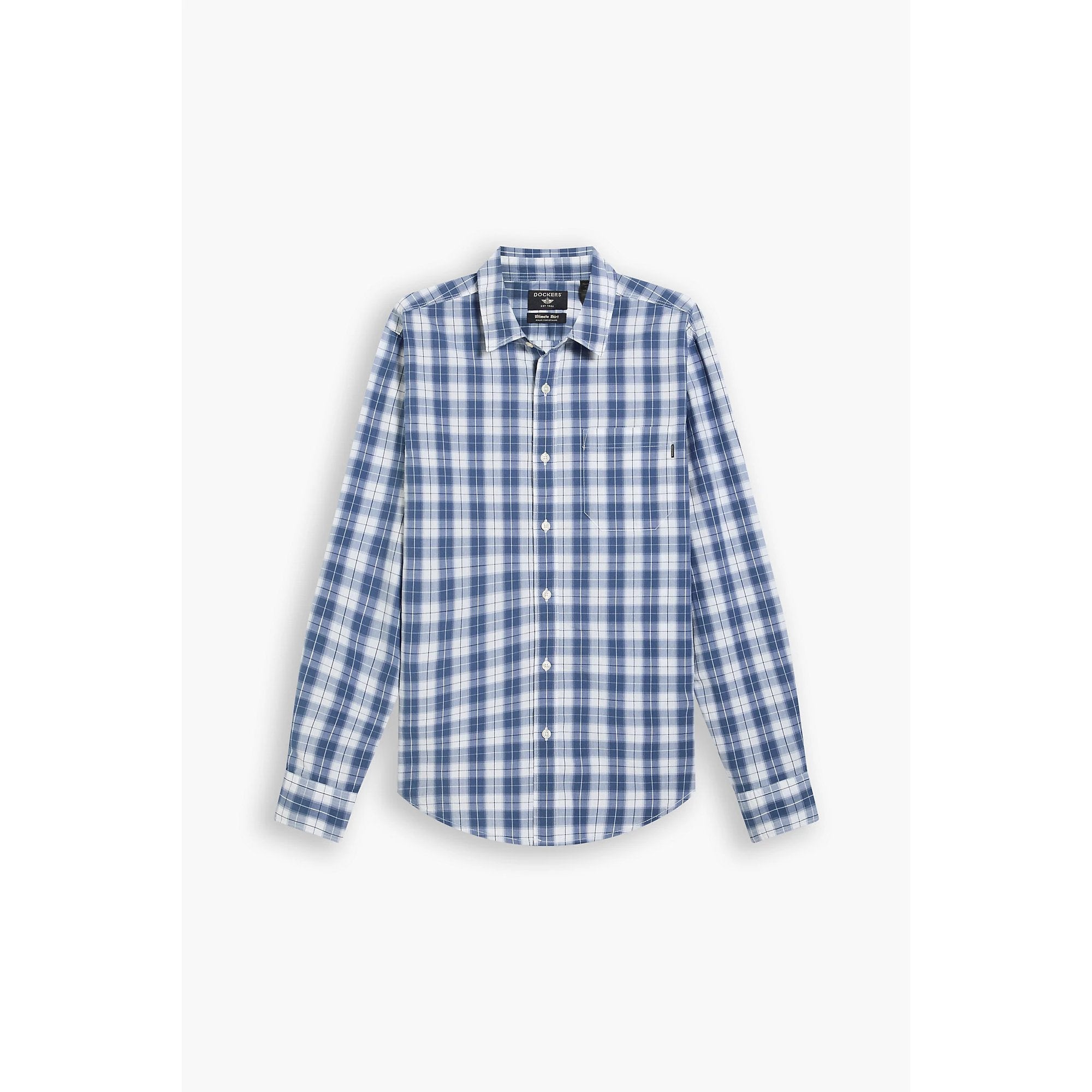 Camisa Dockers Mangas Largas Cuadros Para Caballeros by Dockers