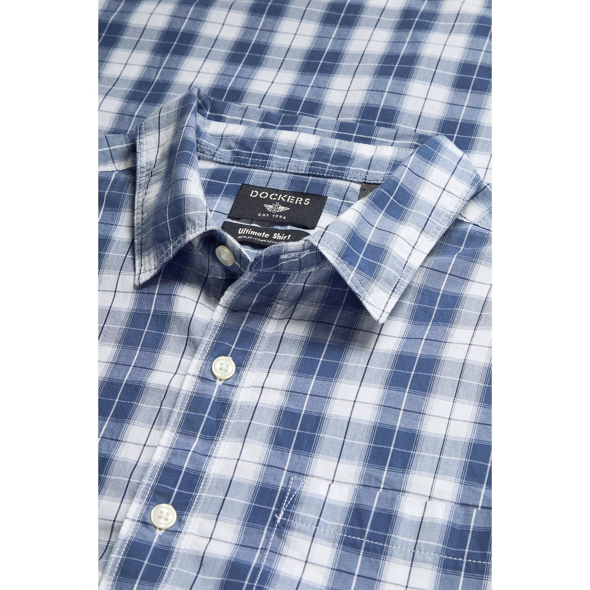 Camisa Dockers Mangas Largas Cuadros Para Caballeros by Dockers