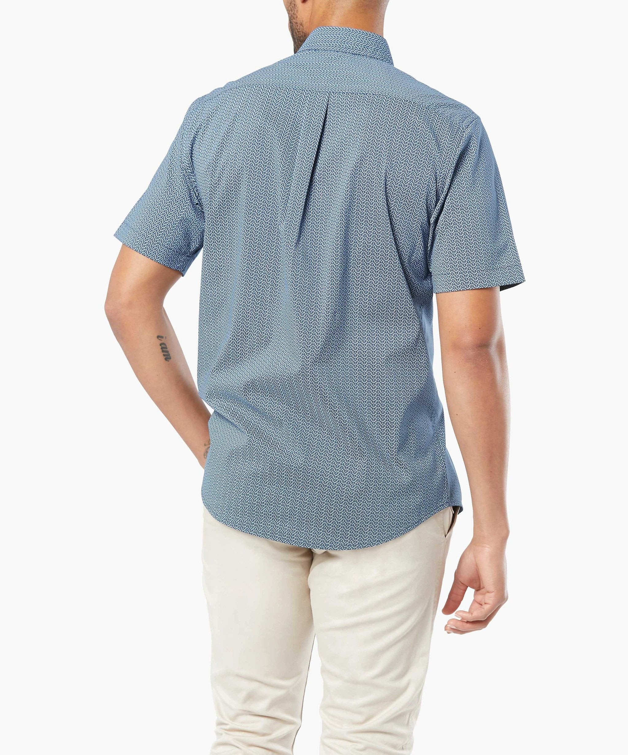 Camisa Dockers Mangas Cortas Estampada para Caballeros 547080280