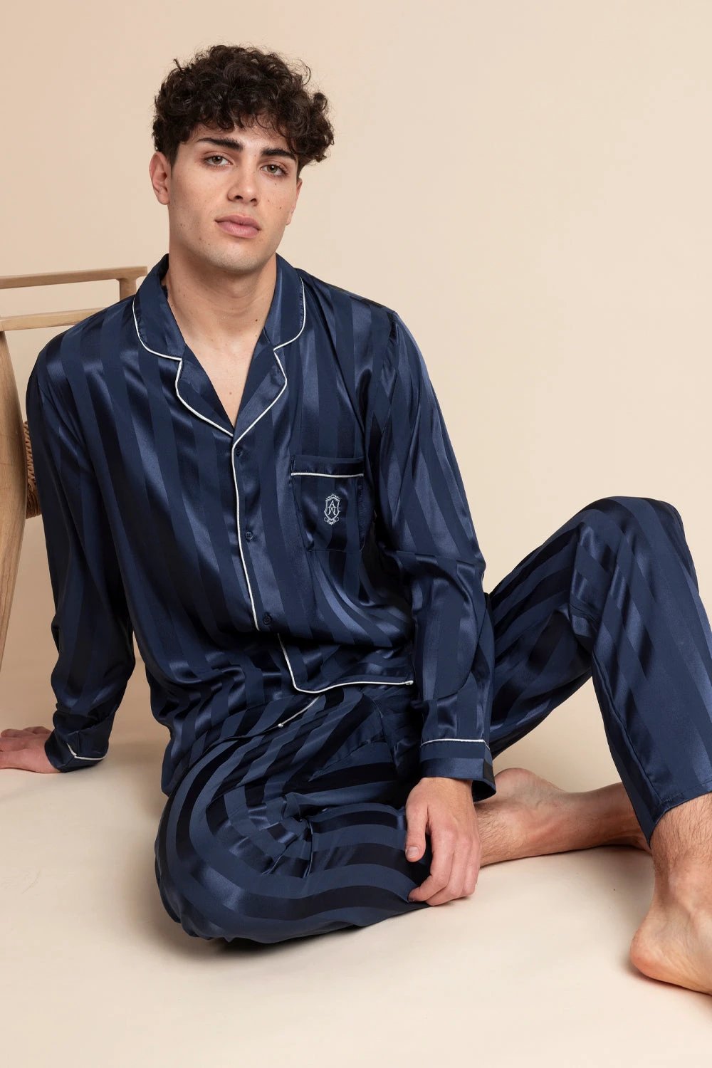 Pijama Admas 2 Piezas Mangas Largas Rayas P/ Caballeros by Admas