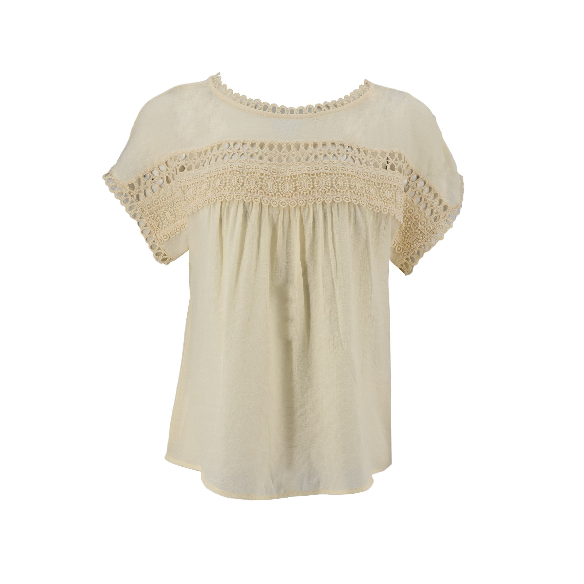 Blusa Stella Ginger sin Mangas Encaje para Damas