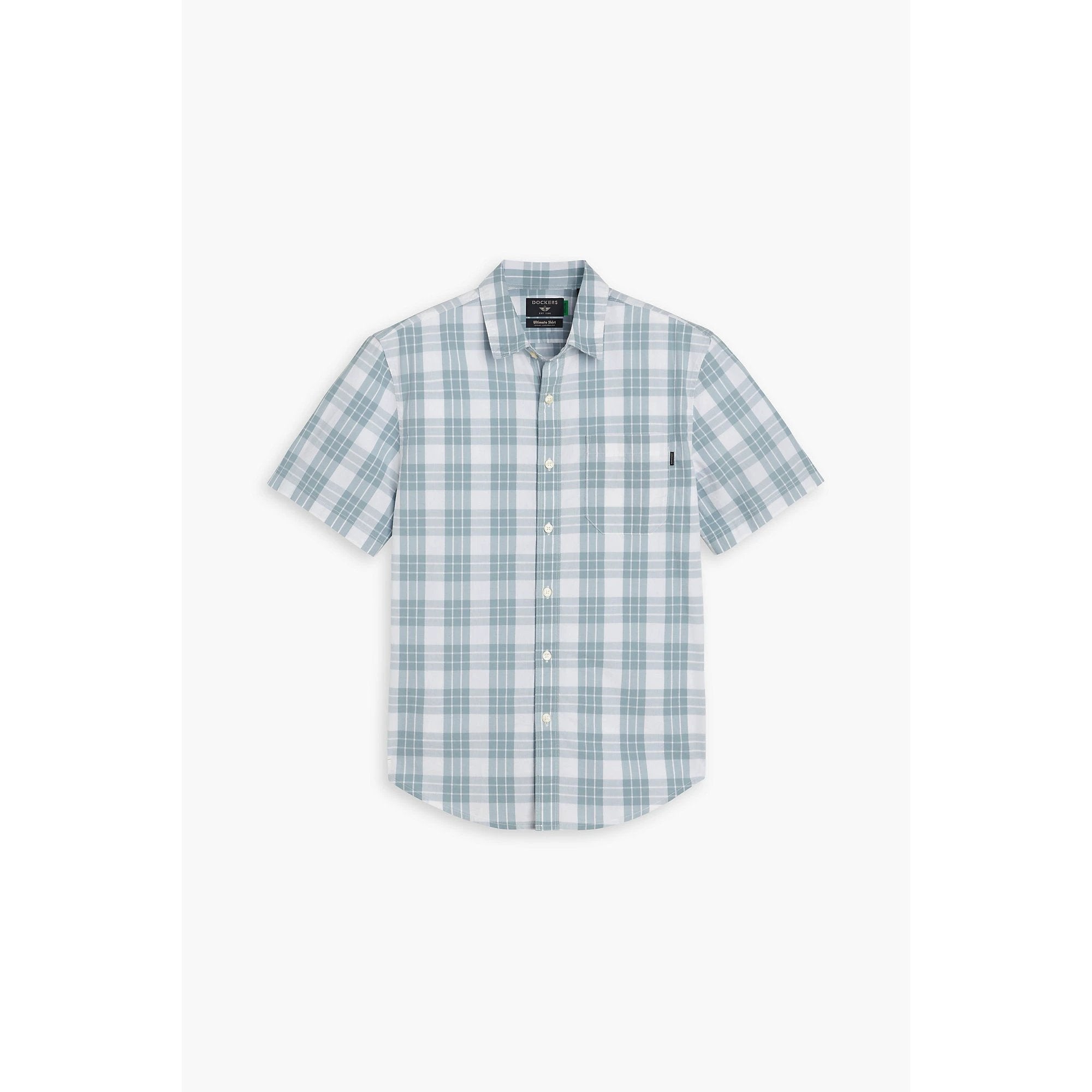Camisa Dockers Mangas Cortas Cuadros Para Caballeros by Dockers