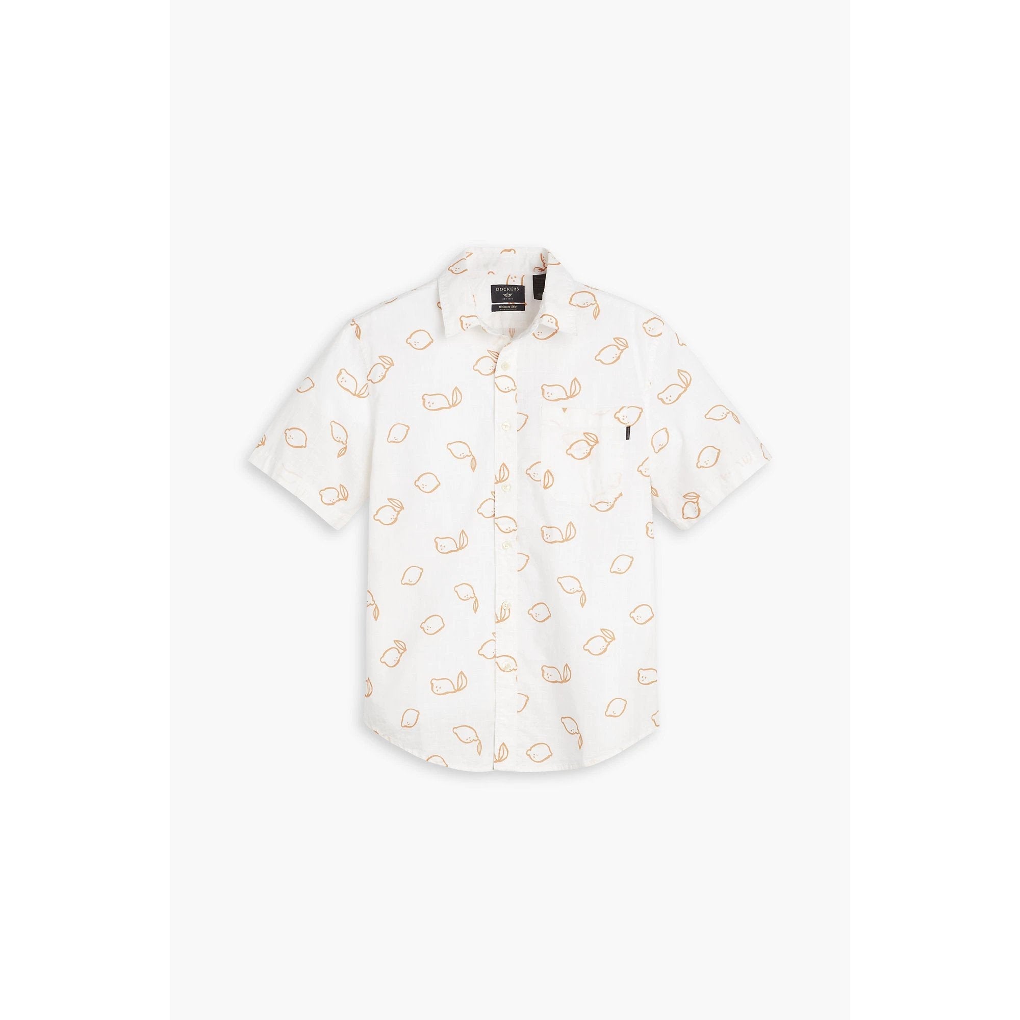 Camisa Dockers Mangas Cortas Estampada Para Caballeros by Dockers