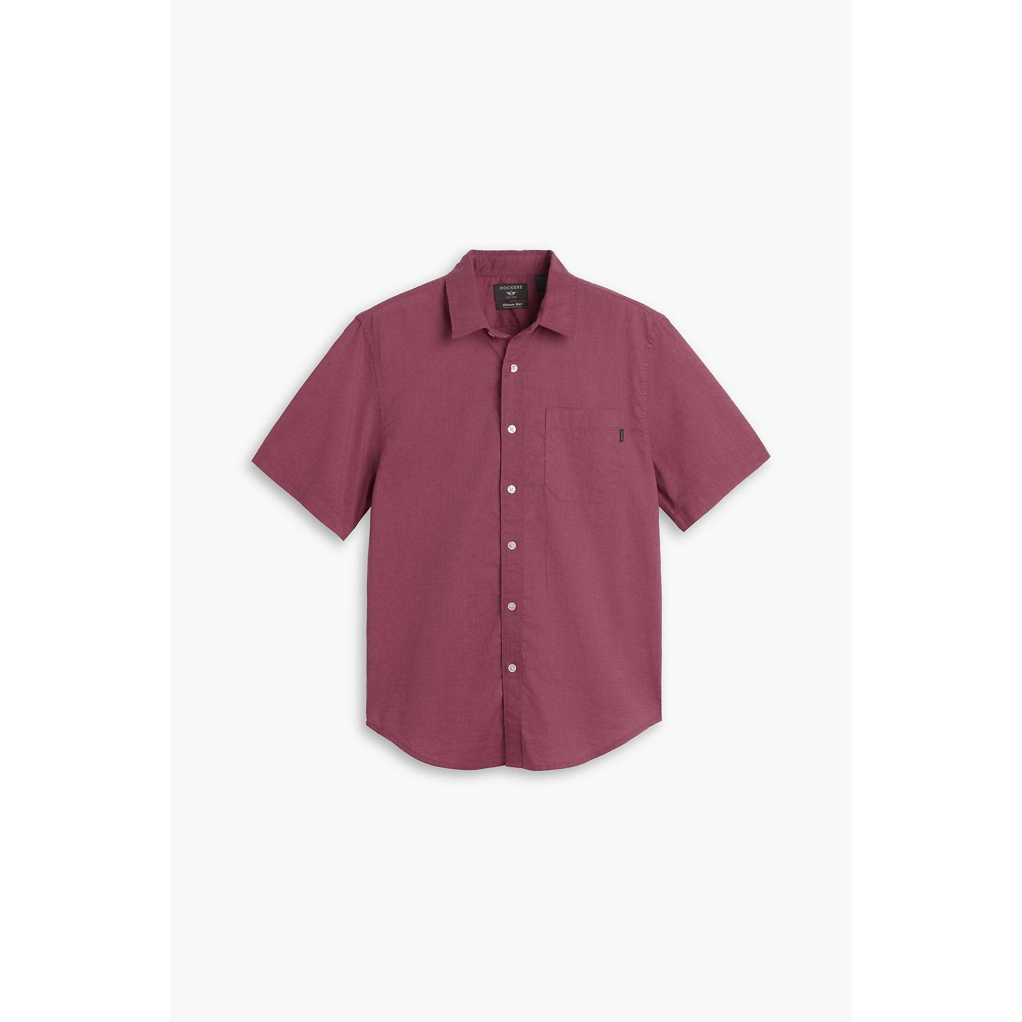 Camisa Dockers Mangas Cortas Lisa Para Caballeros by Dockers