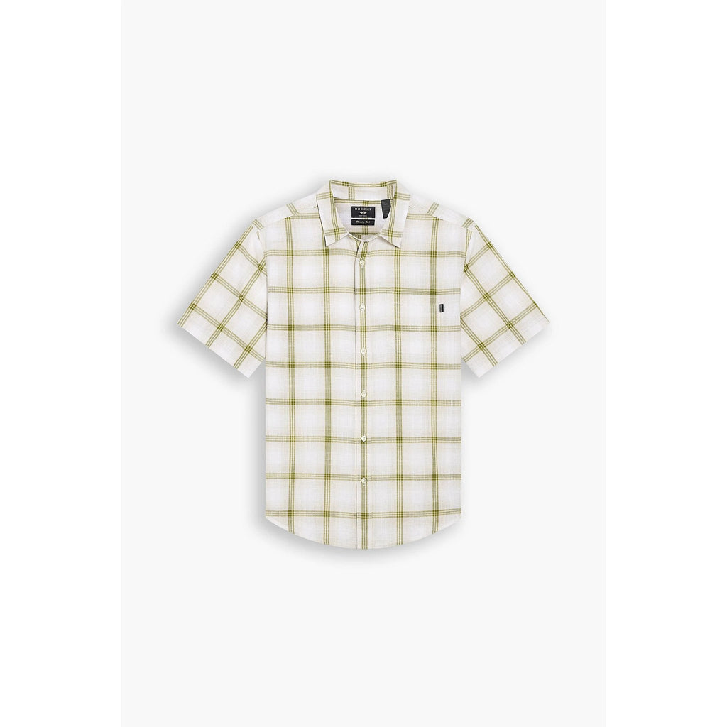 Camisa Dockers Mangas Cortas Cuadros Para Caballeros by Dockers