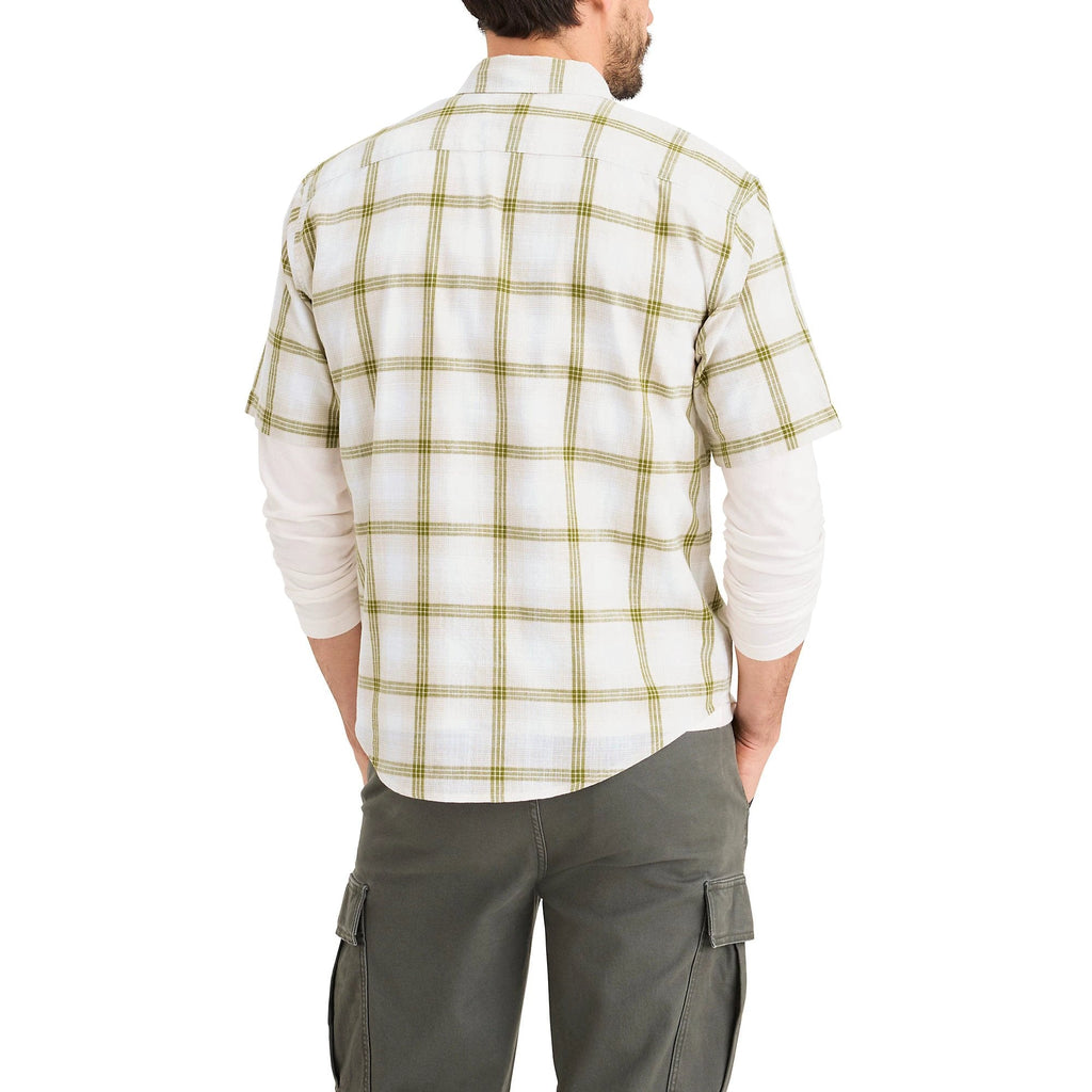 Camisa Dockers Mangas Cortas Cuadros Para Caballeros by Dockers