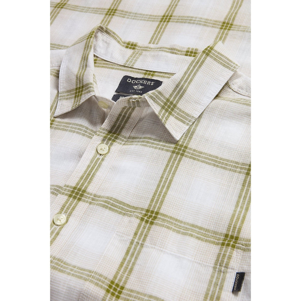 Camisa Dockers Mangas Cortas Cuadros Para Caballeros by Dockers