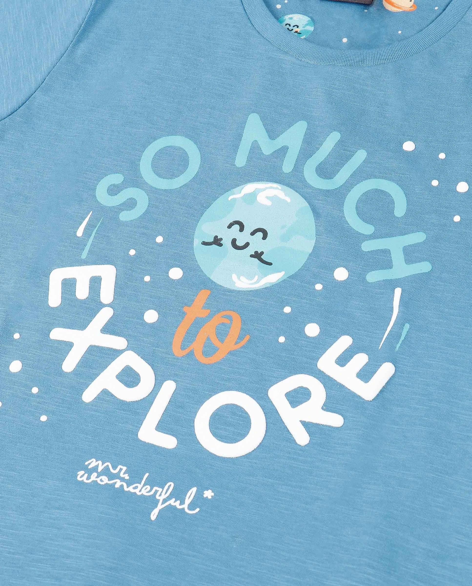 Conjunto Mr Wonderful Mangas Cortas Estampado 2 Piezas P/ Niños by Mr. Wonderful