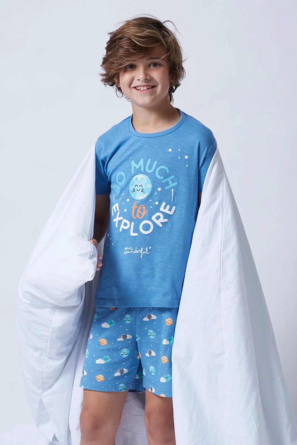 Conjunto Mr Wonderful Mangas Cortas Estampado 2 Piezas P/ Niños by Mr. Wonderful