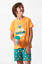 Conjunto Mr Wonderful Mangas Cortas Estampado 2 Piezas P/ Niños by Mr. Wonderful