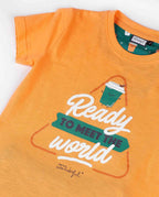 Conjunto Mr Wonderful Mangas Cortas Estampado 2 Piezas P/ Niños by Mr. Wonderful