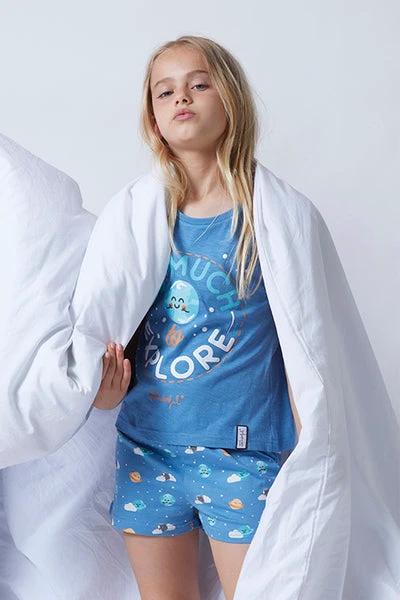 Conjunto Mr Wonderful Mangas Cortas Estampado 2 Piezas P/ Niñas by Mr. Wonderful