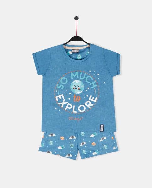 Conjunto Mr Wonderful Mangas Cortas Estampado 2 Piezas P/ Niñas by Mr. Wonderful