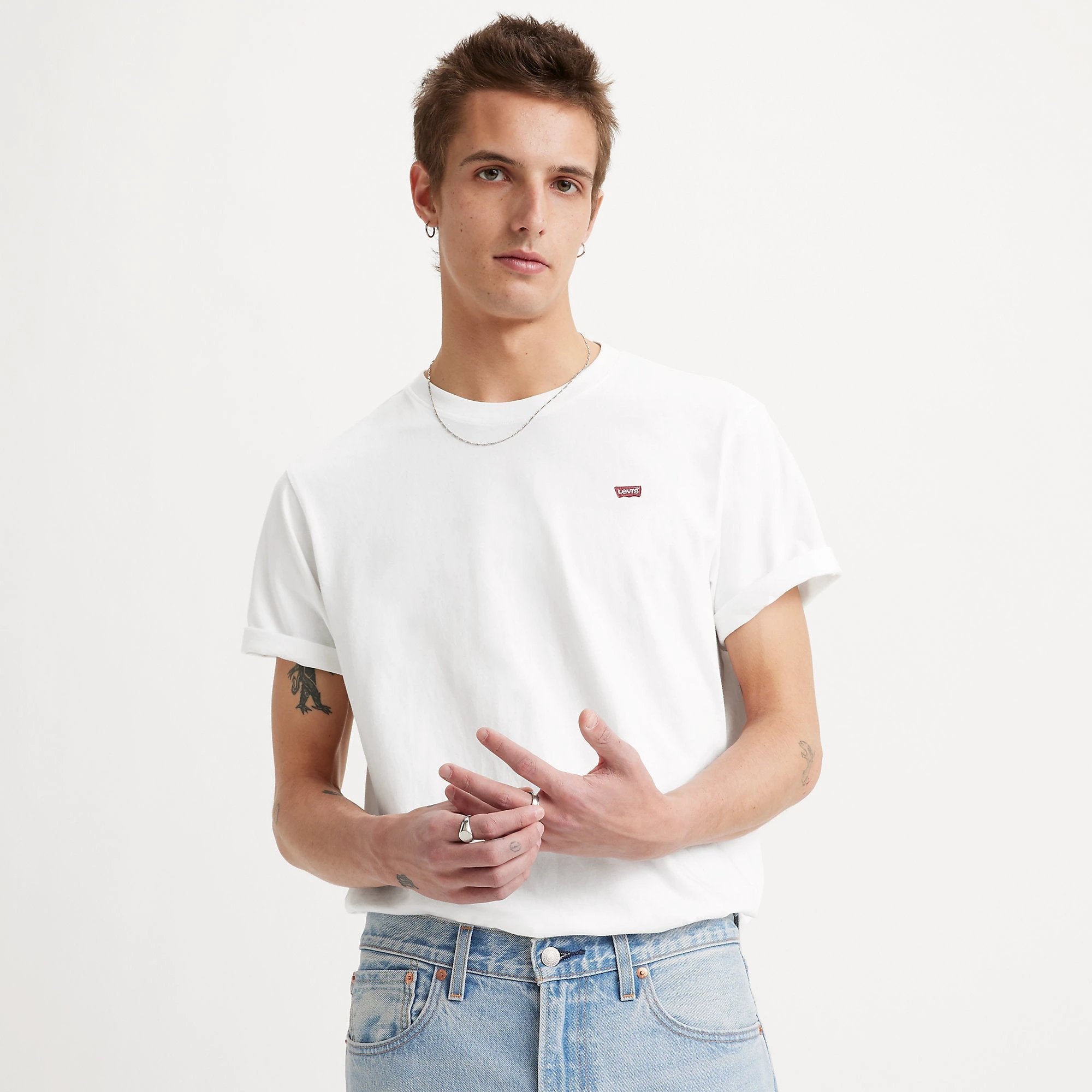 Camiseta Levis Mangas Cortas Lisa Para Caballeros by Levis