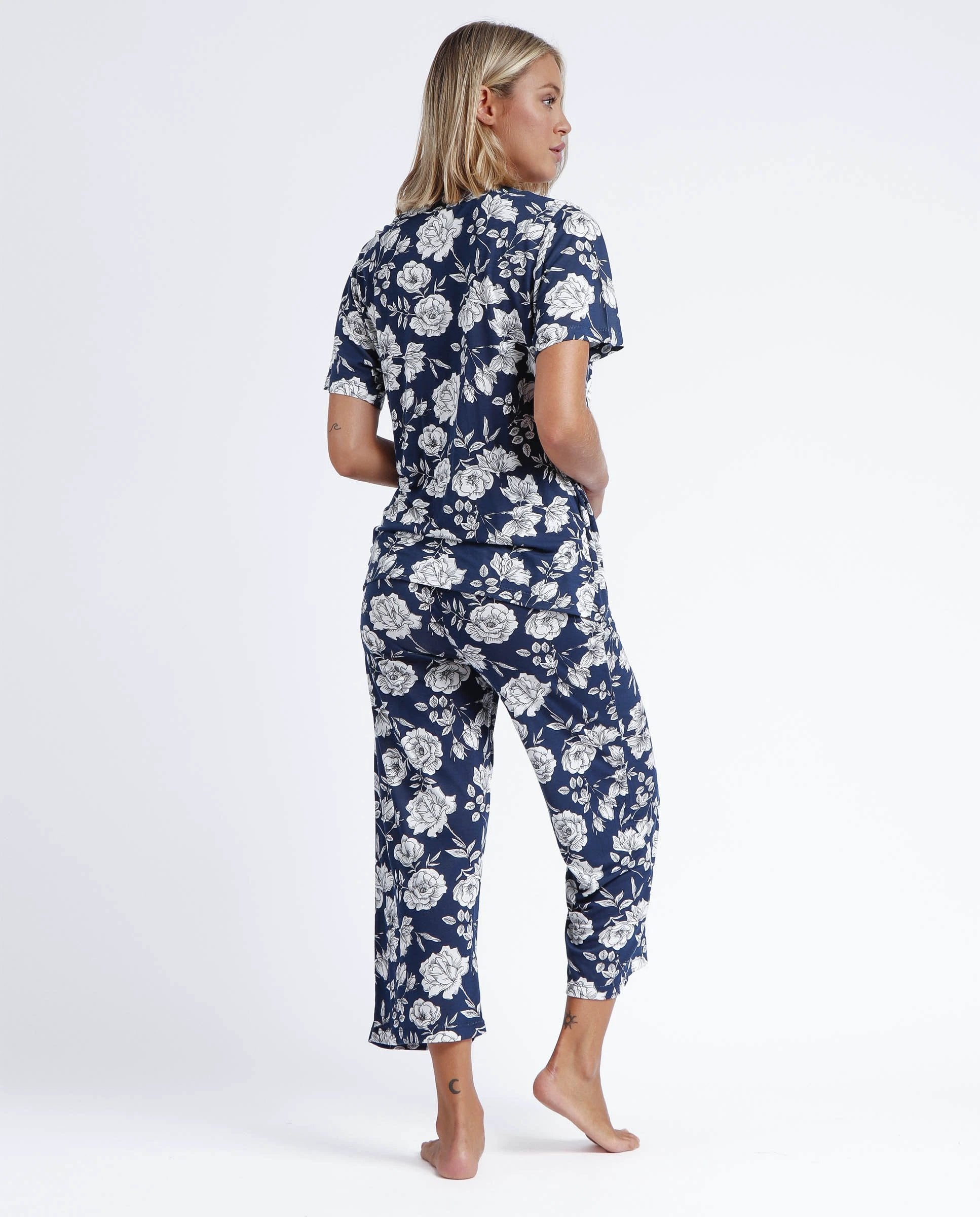 Conjunto Admas 2 Piezas Mangas Cortas Estampado P/ Damas 60133 by Admas