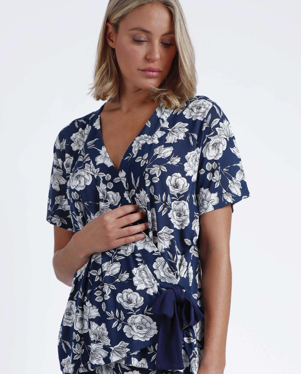 Conjunto Admas 2 Piezas Mangas Cortas Estampado P/ Damas 60133 by Admas