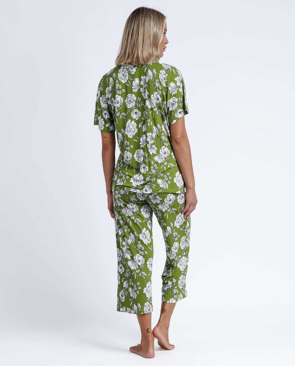 Conjunto Admas 2 Piezas Mangas Cortas Estampado P/ Damas 60133 by Admas