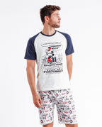 Pijama Disney 2 Piezas Mangas Cortas Estampada P/ Caballeros by Disney