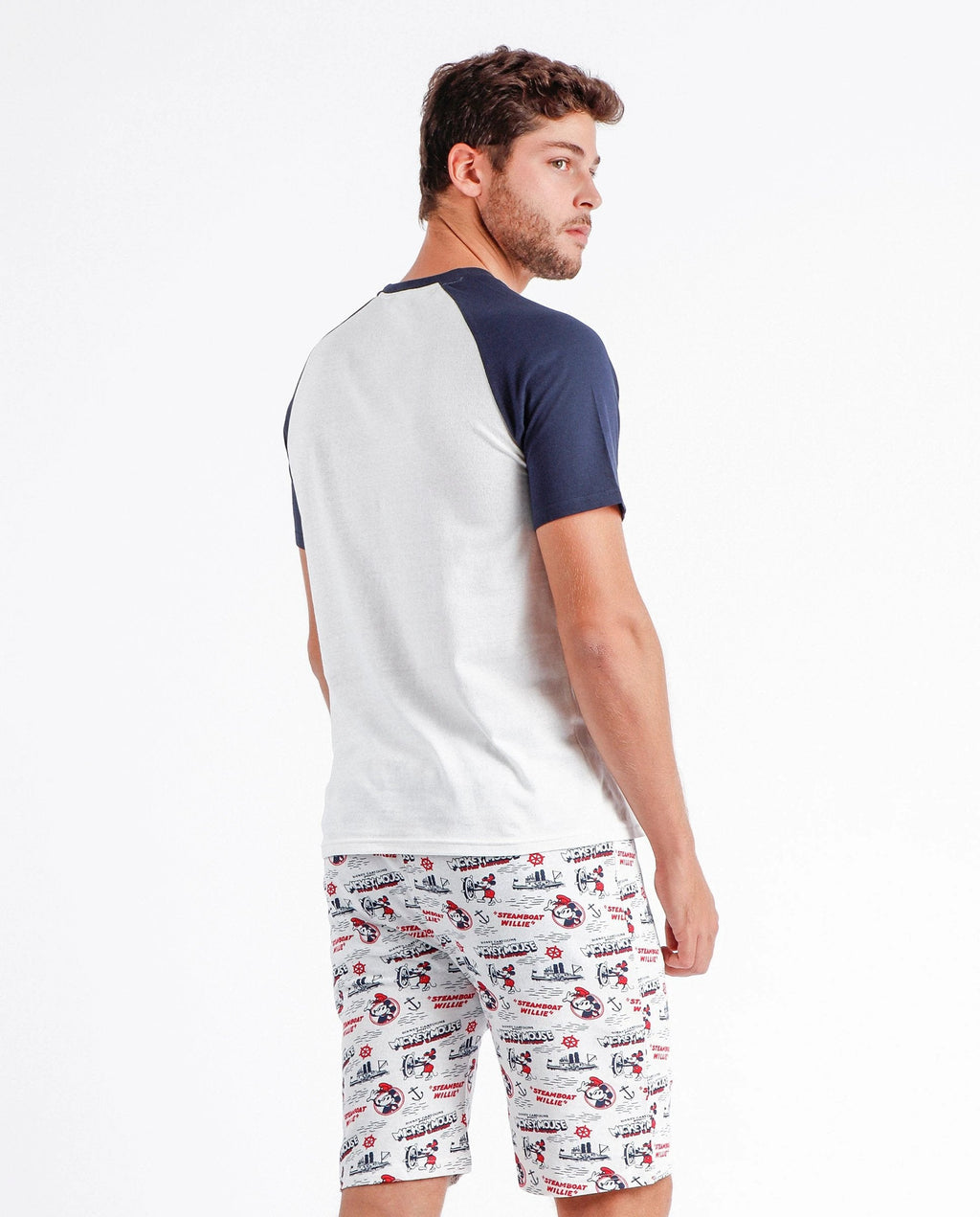 Pijama Disney 2 Piezas Mangas Cortas Estampada P/ Caballeros by Disney