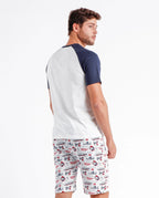 Pijama Disney 2 Piezas Mangas Cortas Estampada P/ Caballeros by Disney