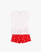 Conjunto Admas 2 Piezas Mangas Cortas Estampado P/ Niñas 60856 by Admas