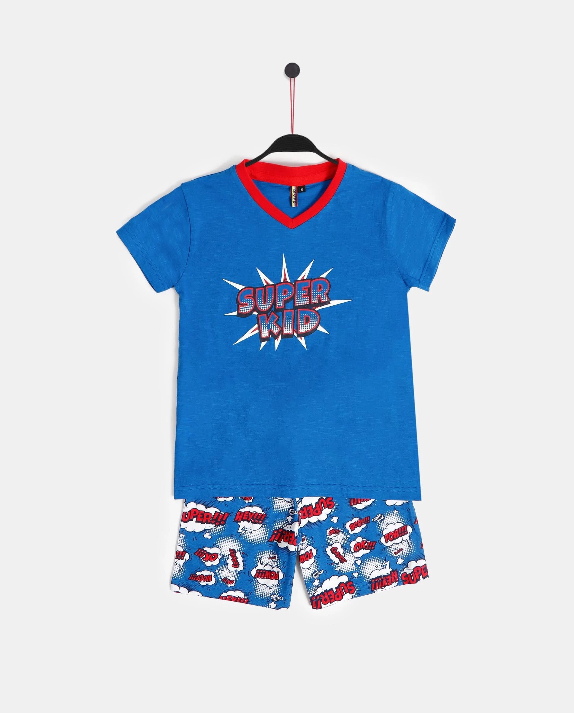 Conjunto Admas 2 Piezas Mangas Cortas Estampado P/ Niños 60882 by Admas