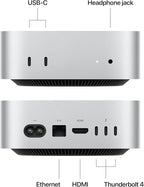 Apple Mac Mini M4 Chip (M4 10-Core CPU / 16GB RAM / 10-Core GPU / 512GB SSD)