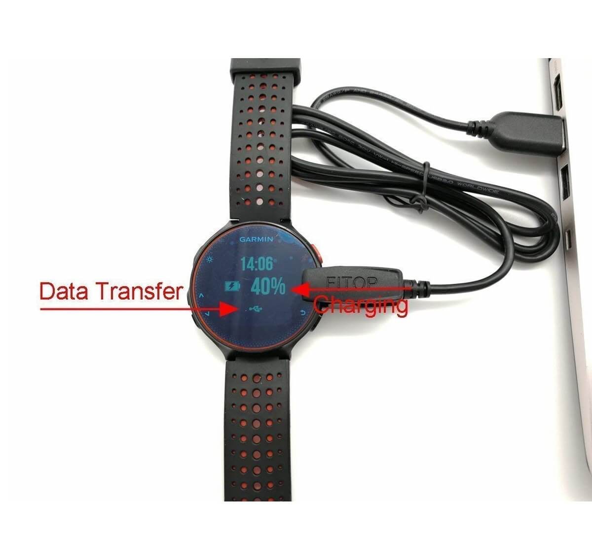 Cable Cargador Para Garmin Forerunner / Lily / Lily2 / Vivomovove / Approach